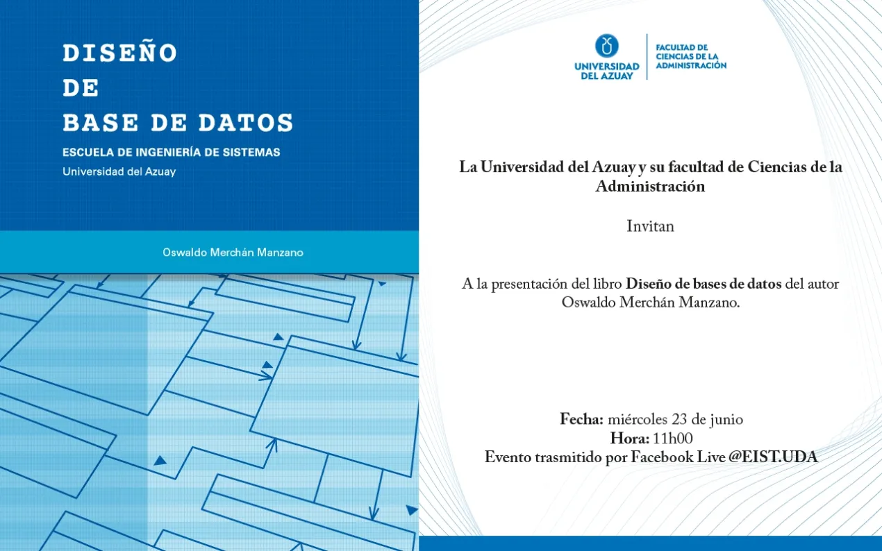 Presentación del libro "Diseño de Base de Datos"