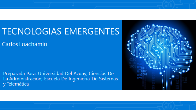 Conferencia sobre Tecnologías Emergentes